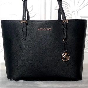 Michael Kors Black Leather Tote